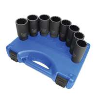 8 Pc. 12-Pt Axle Nut Socket Set