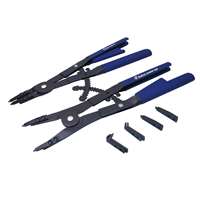 2 Pc. Large  16" ­Ratcheting  Snap Ring Pliers with  Replaceable Tips