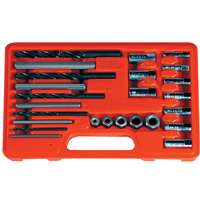 (AST-9447) 25 Pc. Screw Extractor,  Drill & Guide Set