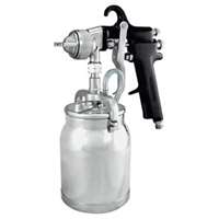 Siphon Feed Spray Gun with 1-Quart Aluminum Cup and 1.8mm Nozzle