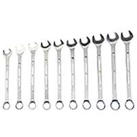 10 Pc. 12 Point Metric Jumbo Raised Panel Combination Wrench Set