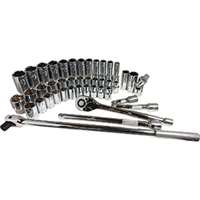 43 Pc. 1/2” Driver SAE/Metric Socket Set