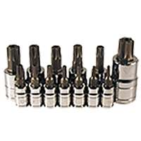 (ATD-13775) 13 Pc. Tamperproof Torx  Bit Socket Set