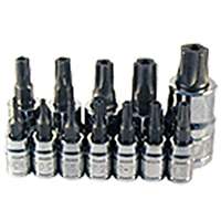 (ATD-13778) 12 Pc. 5 Lobe Star Plus Tamperproof Bit Socket Set
