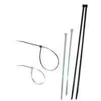 15" Black UV Stabilized Nylon Cable Ties, 100 Pc.