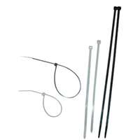 36” Black Uv Stabilized Nylon Cable Ties, 25 pc.