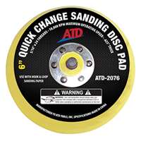 6" Quick Change Sanding Disc Pad