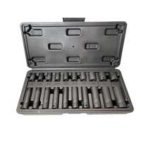 20-Pc. 1/4” Drive 6 Point SAE Standard & Deep Impact Socket Set