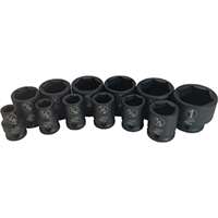 12-Pc. 3/8" Drive 6 Point SAE Standard Impact Socket Set
