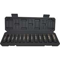 (ATD-2701) 6-Point Metric Deep Impact Socket Set, 13 pc.