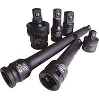 (ATD-2850A) 6 Pc. 3/8" Drive Impact Socket Accessory Set