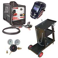 130A MIG/Flux Core Welder Kit & Cart