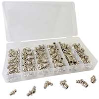 (ATD-357) 110 Pc. SAE Hydraulic Grease Fitting Assortment