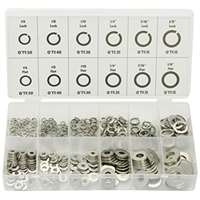 (ATD-360) 350 Pc. Stainless Lock and Flat Washer Assortment