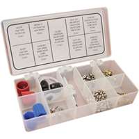 A/C System Valve Core ­ & Cap Assortment for R134a & R12