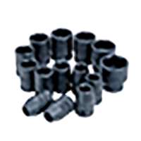 (ATD-4106) 14 Pc. 1/2" Drive 6 Point Metric Standard Impact Socket Set