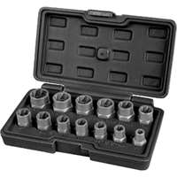 (ATD-513) 13-Pc. 3/8” Drive Bolt Extractor Socket Set