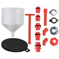 (ATD-5195) 15pc No-Spill Funnel Set