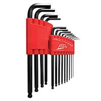 SAE Long Arm Ball End Hex Key Set