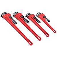 (ATD-625) 4 Pc. Cast Iron Pipe Wrench Set