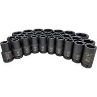 (ATD-64126) 26-Pc. 3/4” Drive Metric Deep Socket Set