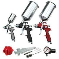 9 Pc. HVLP Spray Gun Set