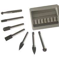 8 Pc. 1/4" Carbide Burr Set