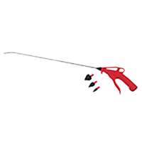 20" Pistol-Grip Air Blow Gun with Rubber Tips