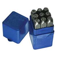 9 Pc. 1/4” Number Stamp Set