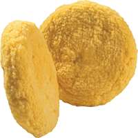 (BFS-803Y) 8” Wool Blend Double Sided Polishing Pad, 1.5” Pile