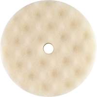 Convoluted Foam Pad, Heavy Cut, White, Flat Back, 2 pads