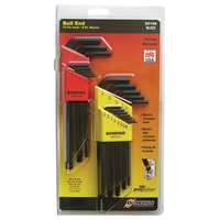 (BHS-20199) ProGuard Ball End, L-Wrenches, Inch, Metric, Long, 22 pc.