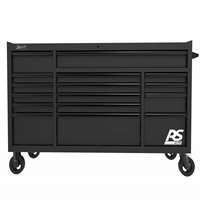 72" RS PRO 16 DWR ROLLER CABINET-BLACK