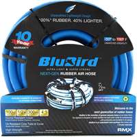 BluBird Rubber Air Hose Assembly 1/2in x 100ft