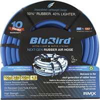 (BLB-BB38100) BluBird Rubber Air Hose Assembly 3/8in x 100ft