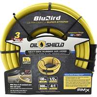 (BLB-OS12100) OilShield Rubber Air Hose Assembly 1/2in x 100ft