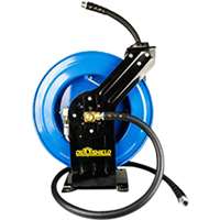 (BLB-OSFHRONE40) OilShield 1in x 40ft Rubber Fuel Transfer Hose Heavy Duty Single Arm Reel