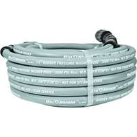 Blushield Rubber Pressure Washer Hose Assembly 1/4in x 50ft w/ M22 Non Marking