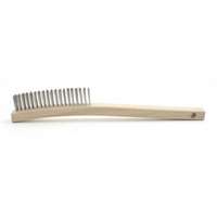 Curved Handle Scratch Brush, 13.75" OAL