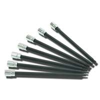 Vim Tools BTXL400 - Ball Torx Extra Long Set, 7 Piece T10 Thru T40 Torx, 6" Long,  1/4" Square Drive