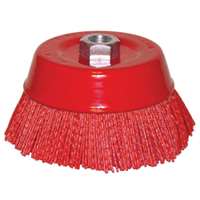 Nylon Cup Brush, Nylon Cup Brush 6"
