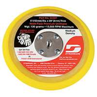 6" Dia. Non-Vacuum Disc Pad, Hook-Face, Short Nap