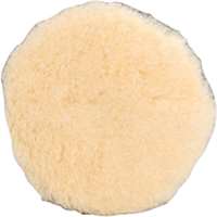 (DYN-90036) 5" (127 mm) Dia. Polishing Pad, Natural Sheepskin Wool