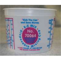 (EMX-70064) 2-Quart Plastic Mixing Cups, box of 50