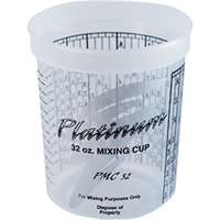 (EMX-PMC32) Platinum Mixing Cups with PPG Ratios, 1-Quart