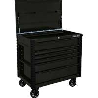 Extreme Tools EX4106TCMBBK - 41" 6 Drawer Tool Cart - Matte Black