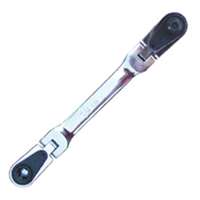 (EZR-4S04) 4" Long 180° Flex Head  Double Ended Ratchet
