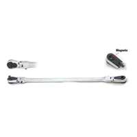 (EZR-4S12L) 12" Long 180° ­Locking  Flex Head Ratchet