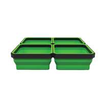 (EZR-EZTRAY-QGR) QUAD Expandable Magnetic Tray, Green