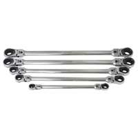 5-Piece Extra-Long Locking Flex Head Wrench Set